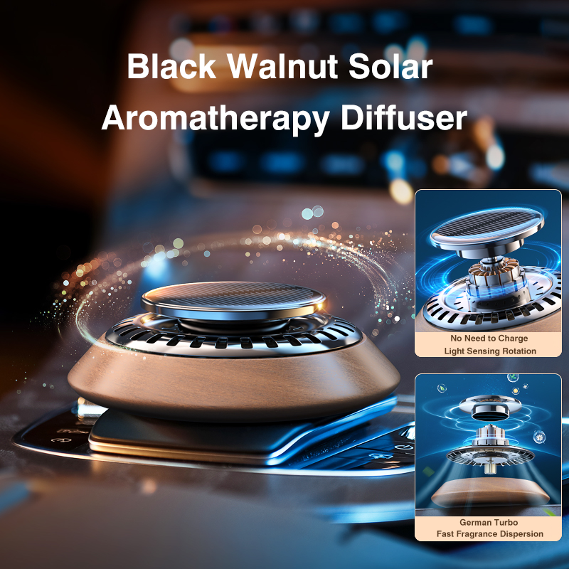 Asollox™ – Solar-Powered Aromatherapy Diffuser for Car & Home