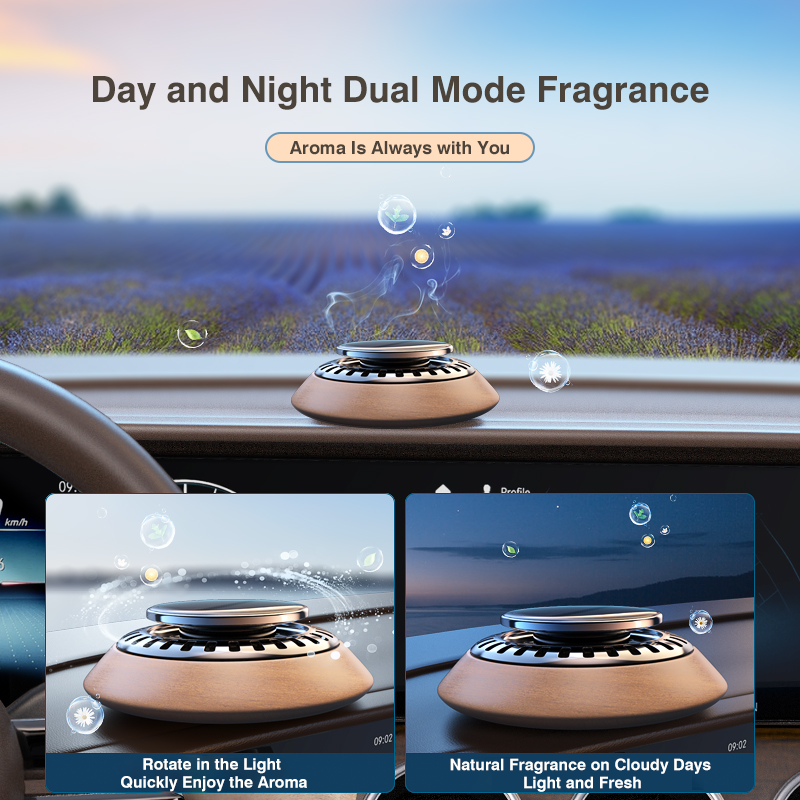 Asollox™ – Solar-Powered Aromatherapy Diffuser for Car & Home